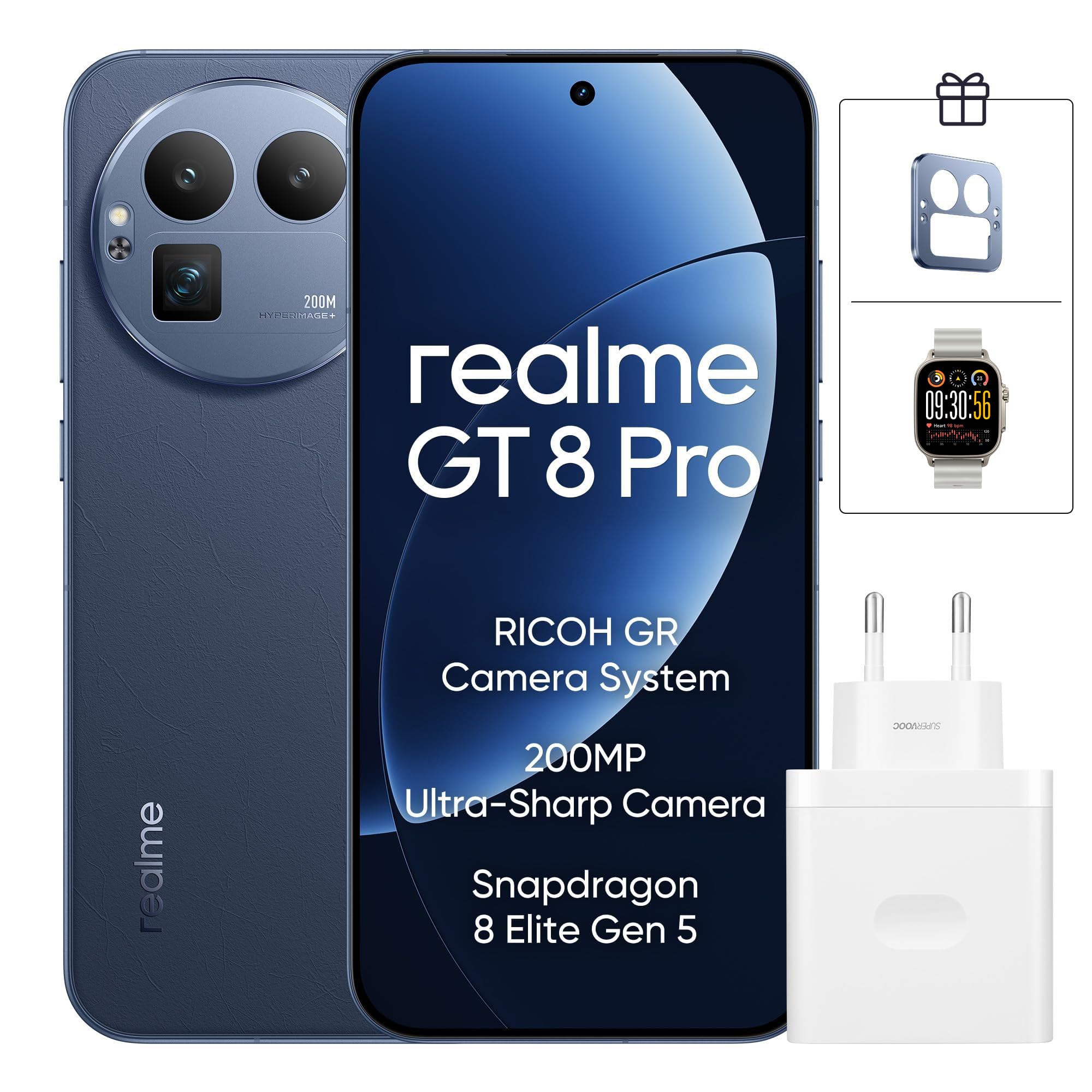 realme GT 8 Pro 5G Smartphone 16+512GB, Snapdragon® 8 Elite Gen 5